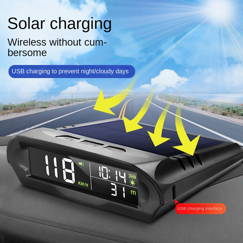 1 Conjunto De Alarme Solar De Velocidade De Temperatura De A