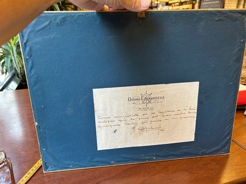 Lámina Quinquela Martín Con Firma Original Certificada (Usado)