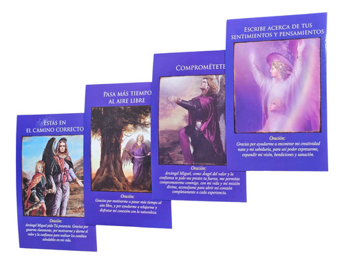 Cartas Adivinatorias Oráculo Del Arcángel Miguel + Guía