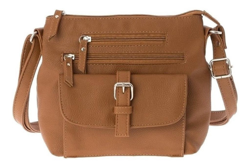Bolsa bandolera Jennyfer 8850 color miel