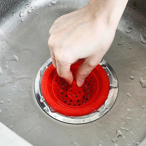 Para Filtro De Cocina/baño Fregadero/desagüe Silicona