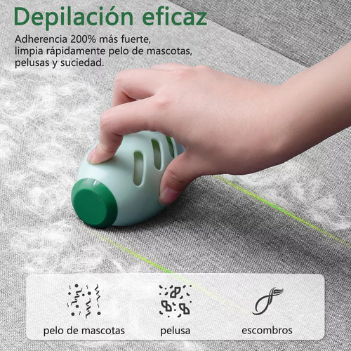 2pcs Quita Pelo Mascota Lavable,rodillo Quitapelusas