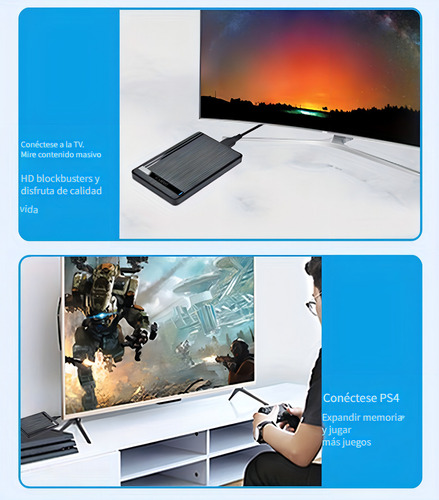 Jeeyee Carcasa De Disco Duro Caja Case Externo Portátil Usb