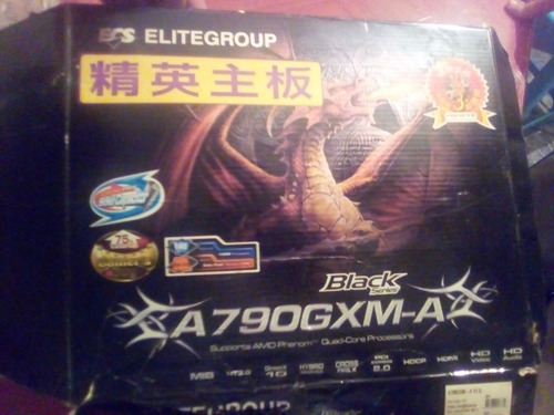 Imagen 2 de 3 de Tarjeta Madre Ecs Elitegroup A790gxm-a Black Series