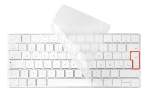 Funda Cubre Teclado Silicón Español iMac Magic Keyboard 2