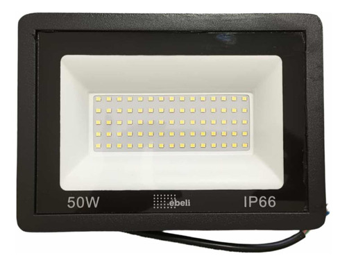 Reflector Led Plano 50w    6500k Luz Blanca Ebeli