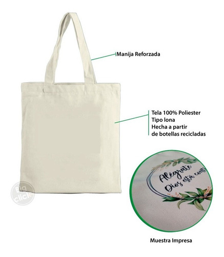 Imagen 2 de 6 de Bolsa Reutilizable Tote Bag Shopping Bag Bogota