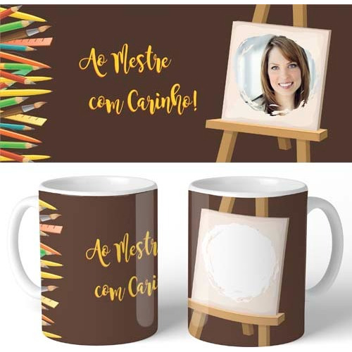 Pacote 30 Artes Editáveis Canecas Dia Dos Professores Corel