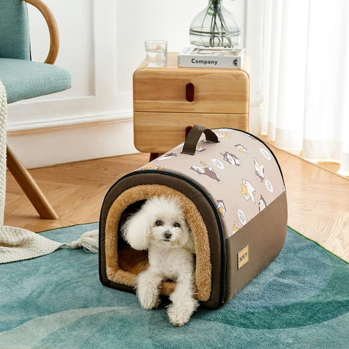 Jiupety 2 En 1 Casa Para Gatos Y Perros Pequeños Portatil