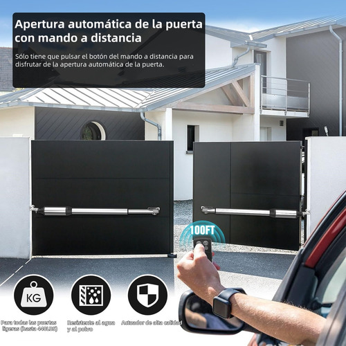 Kit De Abridor De Puerta Automático Con Remotos 200kg