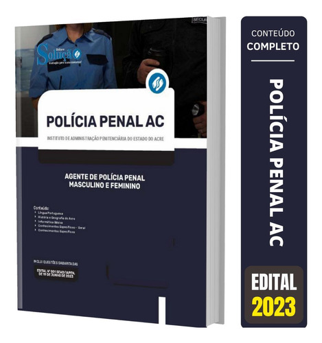 Apostila Policia Penal Ac - Agente Polícia Penal - Masculino