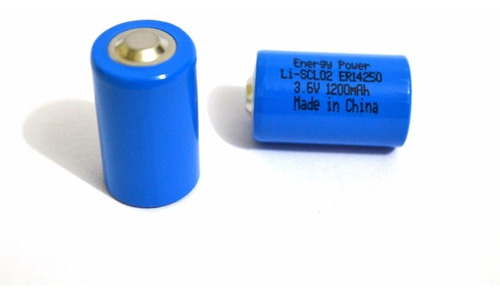 Bateria Li-sclo2 Er14250 3,6v 1200mah Lithium - Acumulador 