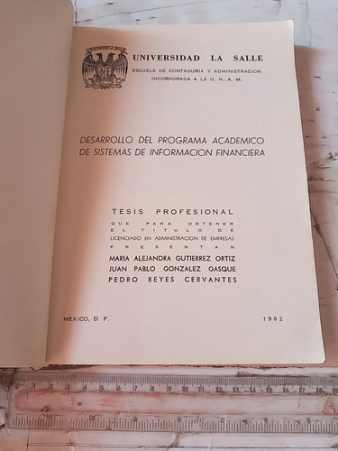 Desarrollo Del Programa Académico De Sistemas De Información (Usado)