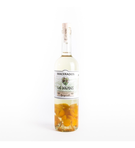 Macerado De Aguaymanto Botella 750ml. Pisco Los Duendes