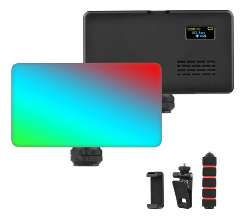 Kit De Luz De Video Rgb De Bolsillo, Luz De Relleno Led De 2