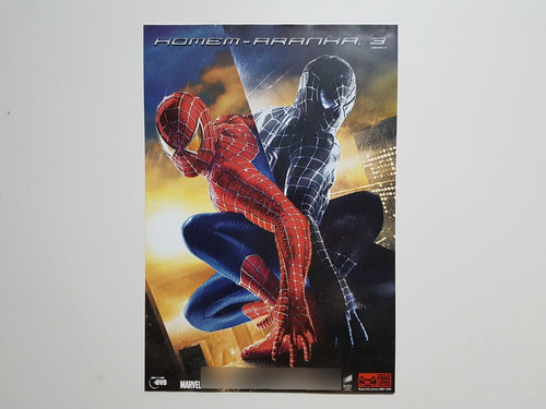 35 Mini Poster Homem Aranha 3 - 32 / 47 Cm - Locadora - Raro