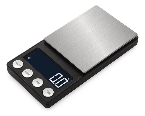 Báscula De Bolsillo Con Gran Pantalla Lcd Retroiluminada Par