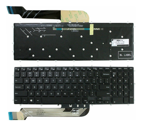 Laptop Keyboard For Dell Inspiron Series 15-7566/17-700 [u]