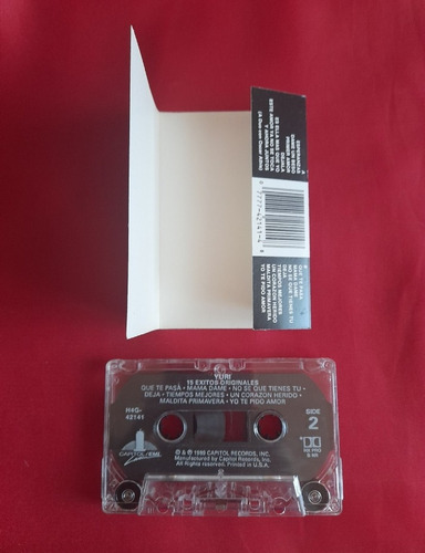 Yuri Cassette 15 Exitos Originales,emi Latin Usa (Usado)