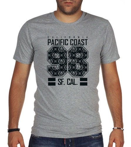 Remera De Hombre California Pacific Coast 98 Sf Cal