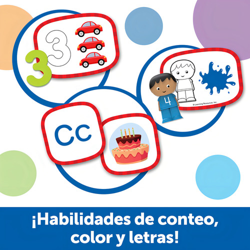 Learning Resources Skill Builders! Toddler Skills - 41 Piezas, Edades 2+ Años Ingles Para Niños, Juegos Educativos De Lectura Y Escritura, Material Didáctico Preescolar, Flash Cards Ingles