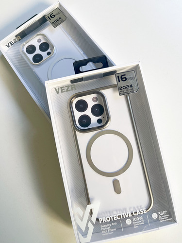Funda Iphone 16 Pro Compatible Con Magsafe Transparente Magsafe