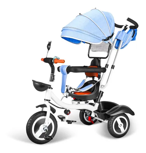 Triciclo Bicicleta Carriola Paseo Bebes 2-6 Años Asiento 360 – Little Monkey