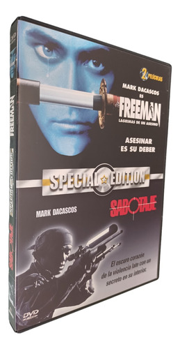 Freeman Lágrimas Dé Un Asesino, Sabotaje Doble Película Dvd 