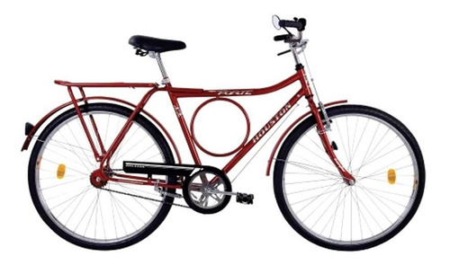 Bicicleta Houston Vb Freios V-brake Vermelho Aro 26