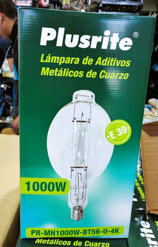 Foco De Aditivos Metálicos Plusrite 1000w E39 2pz