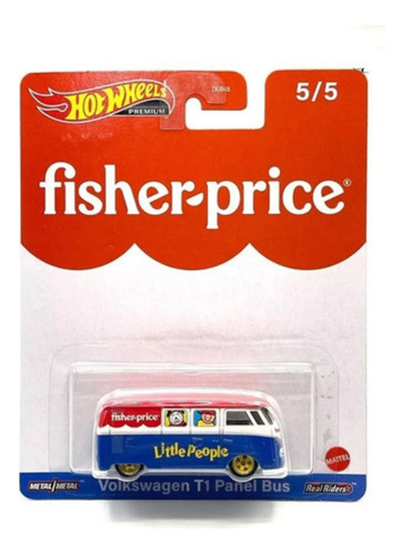 Carro/caminhonete Em Miniatura Mattel T1 Panel Bus 1:64 Azul, Vermelho, Branco