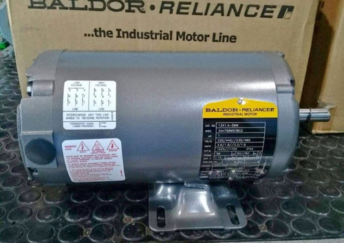 Motor Trifásico Baldor 1 Hp 1750 Rpm 