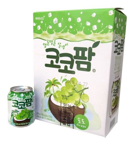 Pack 24u Coco Palm Jugo Coreano 238ml - 4 Sabores