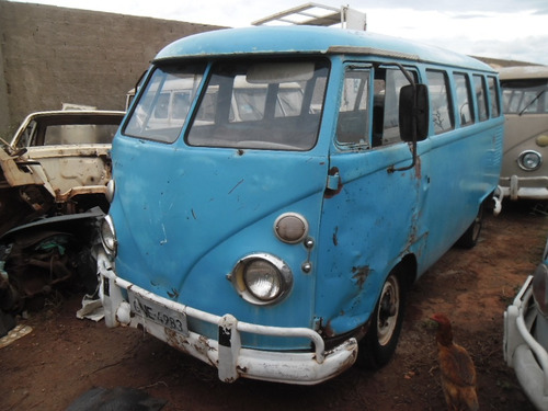 Kombi Vw Van Corujinha 1965 Funcionando Lisa De Lata P/ Rest