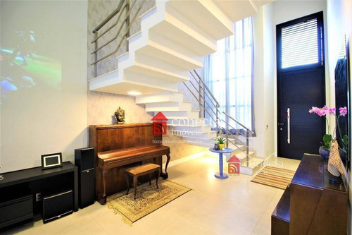 Imagem 3 de 30 de Casa Com 3 Dormitórios À Venda, 327 M² Por R$ 2.350.000,00 - Condomínio Athenas - Paulínia/sp - Ca1032