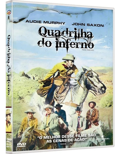 Dvd - Quadrilha Do Inferno - Audie Murphy, John Saxon