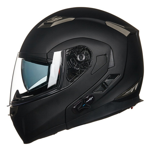 Ilm Bluetooth Sigiloso Para Casco De Moto Modular Levantado