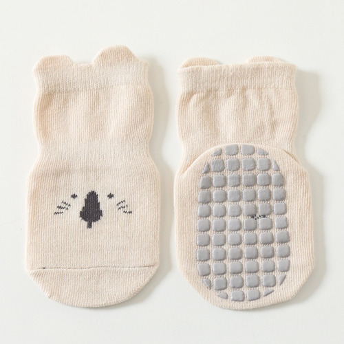 Calcetines Antiderrapantes Para Bebe Niños 5 Pares Algodón