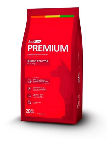 Vitalcan Premium Para Perro Adulto Sabor Mix X 20kg