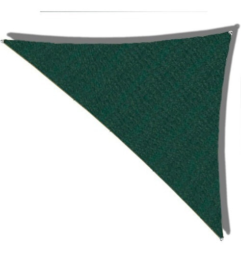 Triangulo Toldo Vela Verde 98% 3m X 4m X 4.9m