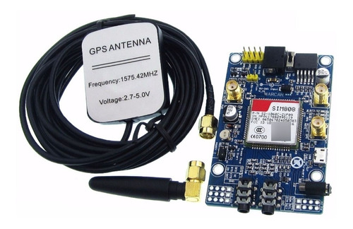 Modulo Sim808 Con Antena Gsm Y Gps 