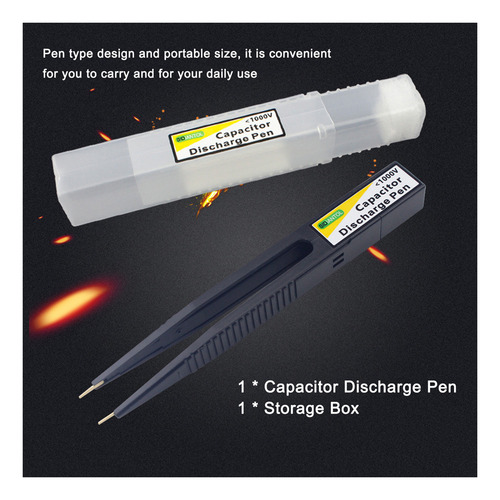Boligrafo De Descarga De Condensador Portátil De 1000v