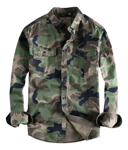 Camisa de camuflaje hombre new arrivals
