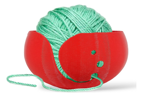 Cuenco Porta Ovillos Lana Para Tejer Diseño Especial Crochet