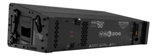 Caixa Ativa Attack Vls206b Line Array 2x6 + 1dr Red