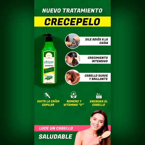 Shampoo Romero Crecepelo Nevada X 520 Ml