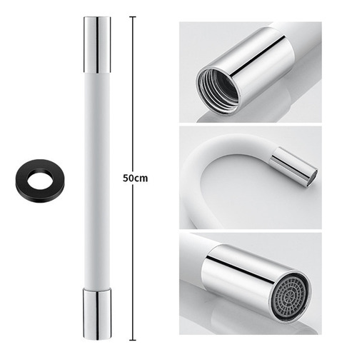 Manguera De Agua Del Conector Del Extensor Del Grifo 50cm