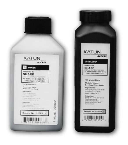 Kit De Toner Y Revelador Para Al 1000 Katun