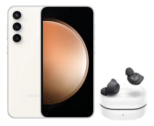 Celular Samsung S23 Fe (256gb) - Creme + Galaxy Buds Fe