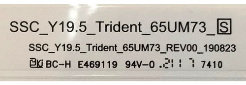 Led's Lg Eav65003601 Ssc_y19.5_trident_65um73 65up7560aud (Usado)